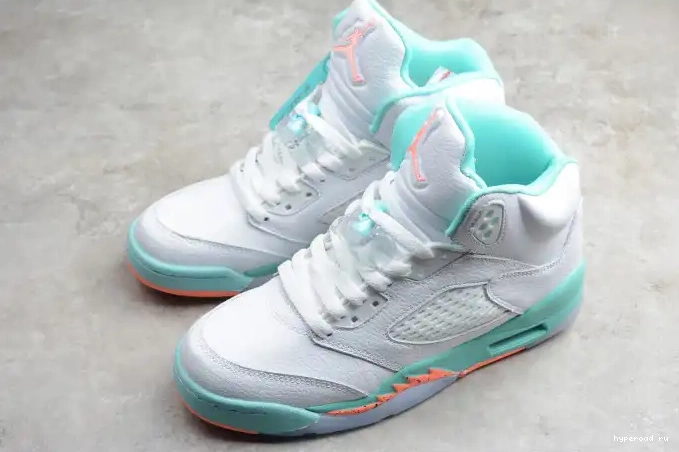 Light 5 Air GS Aqua 440892-100 Jordan 0505